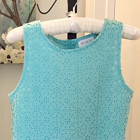 Children’s Place Dress | Aqua | Girls (L) 10-12 - Picture 3 of 10
